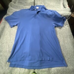 Brooks Brothers Golf Polo 1818 Slim Fit Stretch Blue Short Sleeve Mens Size XL
